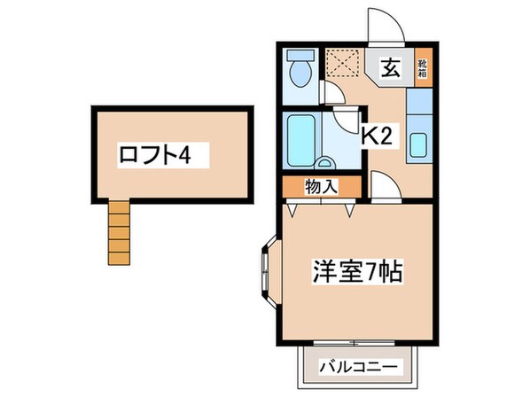 メゾン草薙　ＰＡＲＴ５の物件間取画像